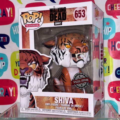 The Walking Dead - Shiva  Funko Pop 653 Vinyl Figure Exclusive (11.4 Cm L × 8.9 Cm W × 15.9 Cm H)
