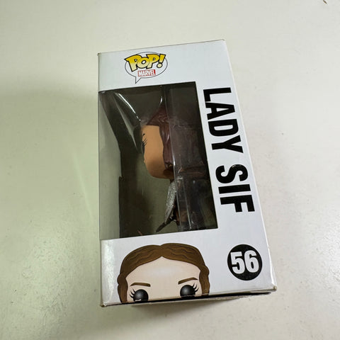 BOX DAMAGE VIEW PHOTOS Lady Sif - Marvel Funko Pop 56 Vinyl Figure (11.4 Cm L × 8.9 Cm W × 15.9 Cm H)