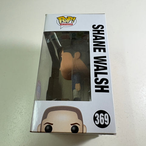 BOX FLAW VIEW PHOTOS The Walking Dead - Shane Walsh  Funko Pop 369 Vinyl Figure (11.4 Cm L × 8.9 Cm W × 15.9 Cm H) Comic Con
