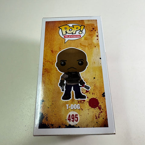 The Walking Dead - T-Dog  Funko Pop 495 Vinyl Figure (11.4 Cm L × 8.9 Cm W × 15.9 Cm H) Summer Convention