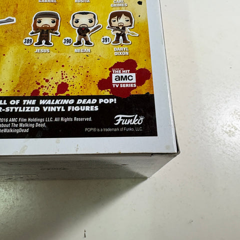BOX FLAWS VIEW PHOTOS Gabriel - The Walking Dead Funko Pop 386 Vinyl Figure (11.4 Cm L × 8.9 Cm W × 15.9 Cm H)