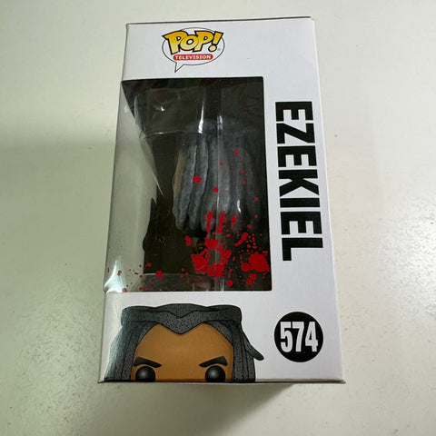 BOX FLAWS VIEW PHOTOS Ezekiel - The Walking Dead Funko Pop 574 Vinyl Figure (11.4 Cm L × 8.9 Cm W × 15.9 Cm H)