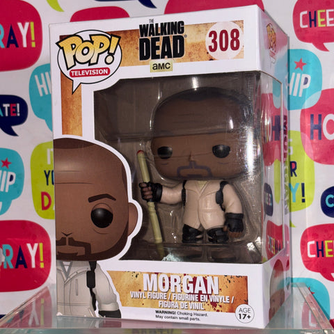 Morgan - The Walking Dead Funko Pop 308 Vinyl Figure (11.4 Cm L × 8.9 Cm W × 15.9 Cm H)