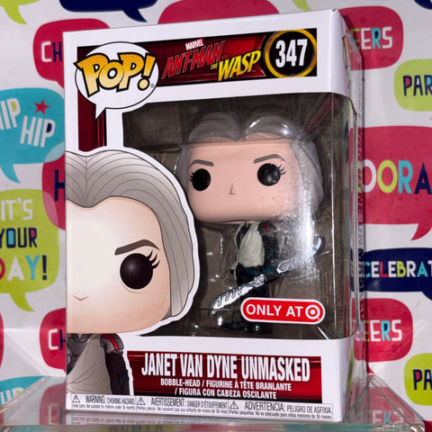 Janet Van Dyne Unmasked - Ant-Man Marvel Funko Pop 347 Vinyl Figure (11.4 Cm L × 8.9 Cm W × 15.9 Cm H)