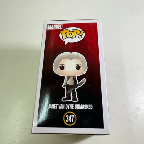 Janet Van Dyne Unmasked - Ant-Man Marvel Funko Pop 347 Vinyl Figure (11.4 Cm L × 8.9 Cm W × 15.9 Cm H)