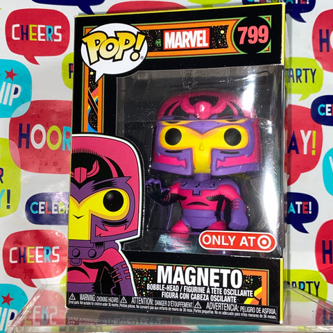 Magneto (Black Light) - X Men Marvel Funko Pop 799 Target Exclusive