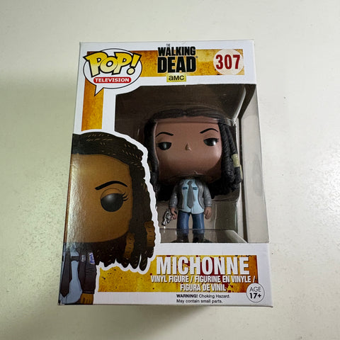 BOX FLAWS VIEW PHOTOS Michonne - The Walking Dead Funko Pop 307 Vinyl Figure (11.4 Cm L × 8.9 Cm W × 15.9 Cm H)