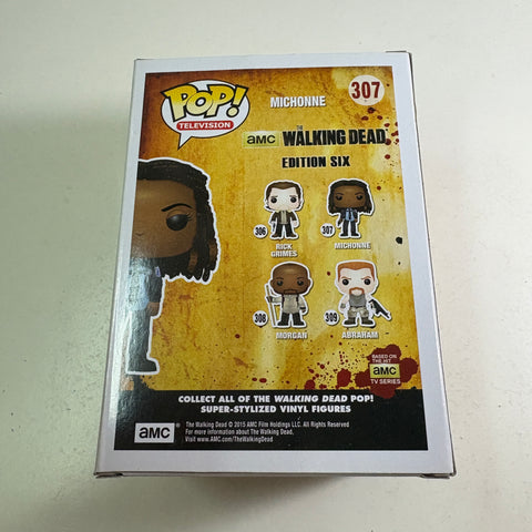 BOX FLAWS VIEW PHOTOS Michonne - The Walking Dead Funko Pop 307 Vinyl Figure (11.4 Cm L × 8.9 Cm W × 15.9 Cm H)