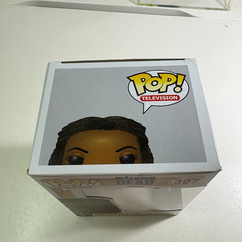 BOX FLAWS VIEW PHOTOS Michonne - The Walking Dead Funko Pop 307 Vinyl Figure (11.4 Cm L × 8.9 Cm W × 15.9 Cm H)