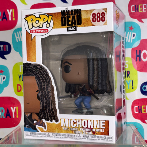 BOX FLAWS VIEW PHOTOS Michonne - The Walking Dead Funko Pop 888 Vinyl Figure (11.4 Cm L × 8.9 Cm W × 15.9 Cm H)
