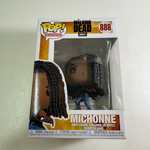BOX FLAWS VIEW PHOTOS Michonne - The Walking Dead Funko Pop 888 Vinyl Figure (11.4 Cm L × 8.9 Cm W × 15.9 Cm H)