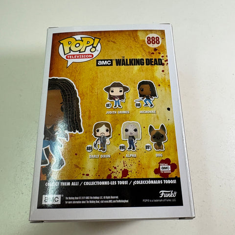 BOX FLAWS VIEW PHOTOS Michonne - The Walking Dead Funko Pop 888 Vinyl Figure (11.4 Cm L × 8.9 Cm W × 15.9 Cm H)