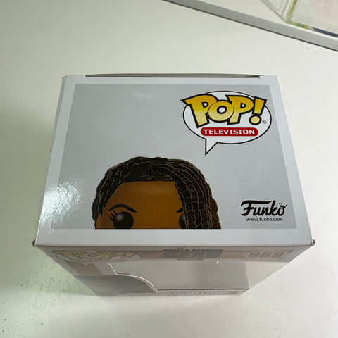 BOX FLAWS VIEW PHOTOS Michonne - The Walking Dead Funko Pop 888 Vinyl Figure (11.4 Cm L × 8.9 Cm W × 15.9 Cm H)