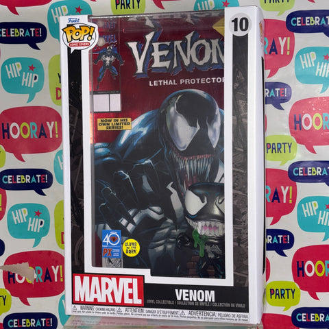 Venom - Marvel Funko Pop 10 Comic Cover Vinyl Figure (18.4 Cm L × 8.9 Cm W × 27.9 Cm H)