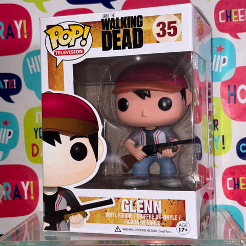 Glenn Rhee - The Walking Dead Funko Pop 35 Vinyl Figure (11.4 Cm L × 8.9 Cm W × 15.9 Cm H)
