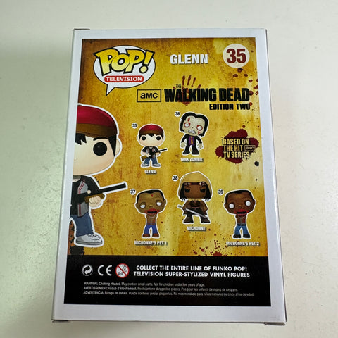 Glenn Rhee - The Walking Dead Funko Pop 35 Vinyl Figure (11.4 Cm L × 8.9 Cm W × 15.9 Cm H)