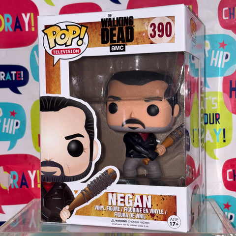 Negan - The Walking Dead Funko Pop 390 Vinyl Figure (11.4 Cm L × 8.9 Cm W × 15.9 Cm H)