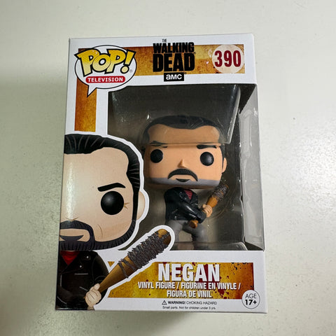 Negan - The Walking Dead Funko Pop 390 Vinyl Figure (11.4 Cm L × 8.9 Cm W × 15.9 Cm H)