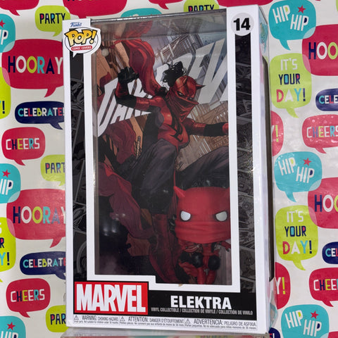 Elektra - Marvel Funko Pop 14 Comic Cover Vinyl Figure (18.4 Cm L × 8.9 Cm W × 27.9 Cm H)