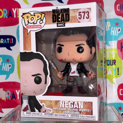 Negan - The Walking Dead Funko Pop 573 Vinyl Figure (11.4 Cm L × 8.9 Cm W × 15.9 Cm H)