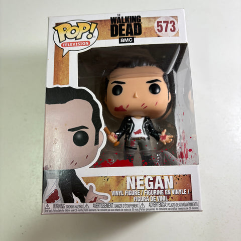 Negan - The Walking Dead Funko Pop 573 Vinyl Figure (11.4 Cm L × 8.9 Cm W × 15.9 Cm H)