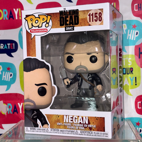 Negan - The Walking Dead Funko Pop 1158 Vinyl Figure (11.4 Cm L × 8.9 Cm W × 15.9 Cm H)