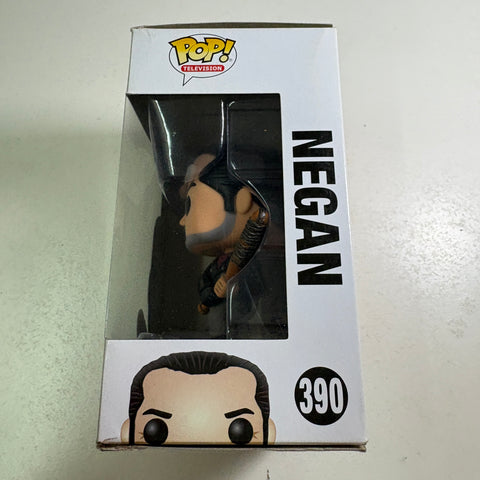 BOX DAMAGE VIEW PHOTOS Negan - The Walking Dead Funko Pop 390 Vinyl Figure (11.4 Cm L × 8.9 Cm W × 15.9 Cm H)