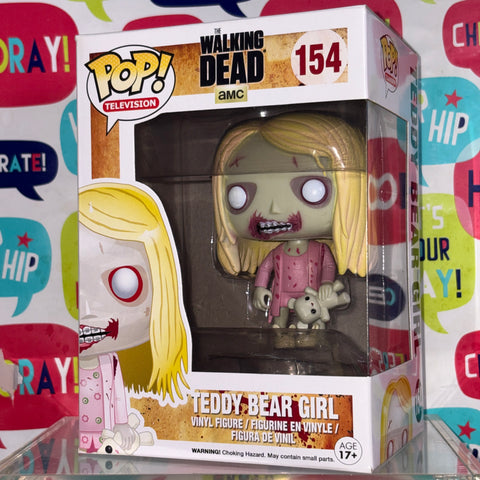 Teddy Bear Girl Walker - The Walking Dead Funko Pop 154 Vinyl Figure (11.4 Cm L × 8.9 Cm W × 15.9 Cm H)