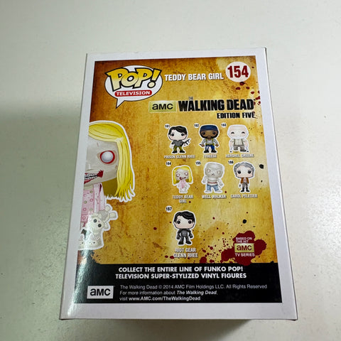 Teddy Bear Girl Walker - The Walking Dead Funko Pop 154 Vinyl Figure (11.4 Cm L × 8.9 Cm W × 15.9 Cm H)