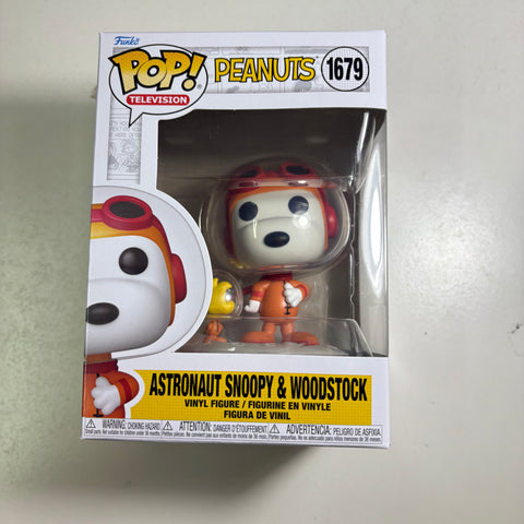 Peanuts - Astronaut Snoopy & Woodstock Funko Pop 1679 Vinyl Figure Collectible