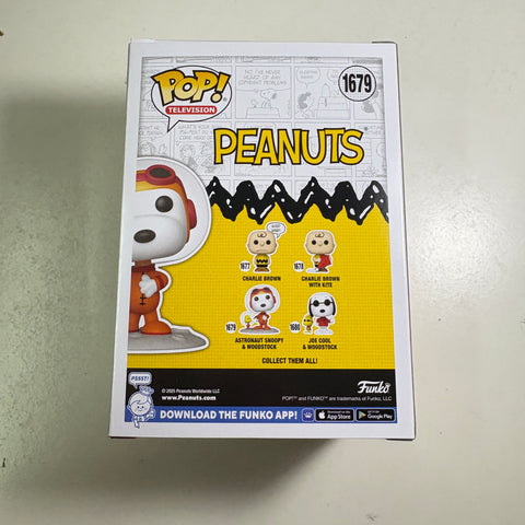 Peanuts - Astronaut Snoopy & Woodstock Funko Pop 1679 Vinyl Figure Collectible