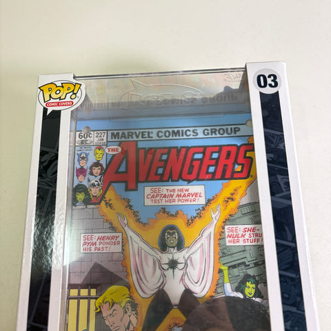 Captain Marvel Monica Rambeau - Marvel Funko Pop 03 Comic Cover Vinyl Figure (18.4 Cm L × 8.9 Cm W × 27.9 Cm H)