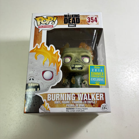 Burning Walker - The Walking Dead Funko Pop 354 Vinyl Figure (11.4 Cm L × 8.9 Cm W × 15.9 Cm H)