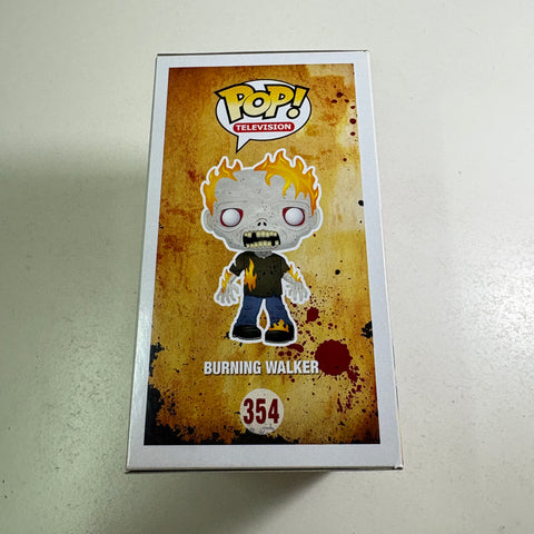 Burning Walker - The Walking Dead Funko Pop 354 Vinyl Figure (11.4 Cm L × 8.9 Cm W × 15.9 Cm H)