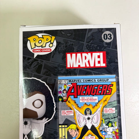 Captain Marvel Monica Rambeau - Marvel Funko Pop 03 Comic Cover Vinyl Figure (18.4 Cm L × 8.9 Cm W × 27.9 Cm H)