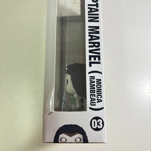 Captain Marvel Monica Rambeau - Marvel Funko Pop 03 Comic Cover Vinyl Figure (18.4 Cm L × 8.9 Cm W × 27.9 Cm H)