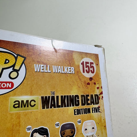 BOX FLAWS VIEW PHOTOS Well Walker - The Walking Dead Funko Pop 155 Vinyl Figure (11.4 Cm L × 8.9 Cm W × 15.9 Cm H)
