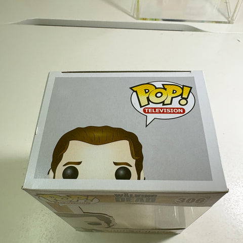 BOX FLAWS VIEW PHOTOS Rick Grimes - The Walking Dead Funko Pop 306 Vinyl Figure  (11.4 Cm L × 8.9 Cm W × 15.9 Cm H)