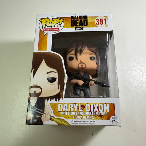 BOX FLAWS VIEW PHOTOS Daryl Dixon - The Walking Dead Funko Pop 391 Vinyl Figure  (11.4 Cm L × 8.9 Cm W × 15.9 Cm H)