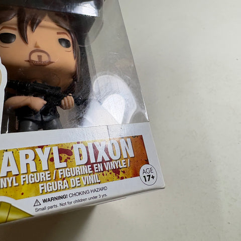 BOX FLAWS VIEW PHOTOS Daryl Dixon - The Walking Dead Funko Pop 391 Vinyl Figure  (11.4 Cm L × 8.9 Cm W × 15.9 Cm H)