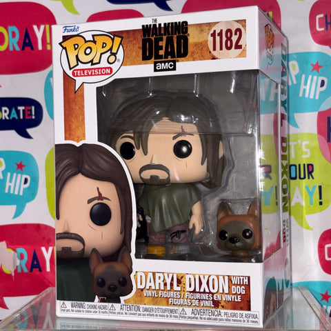 Daryl Dixon with Dog - The Walking Dead Funko Pop 1182 Vinyl Figure (11.4 Cm L × 8.9 Cm W × 15.9 Cm H)