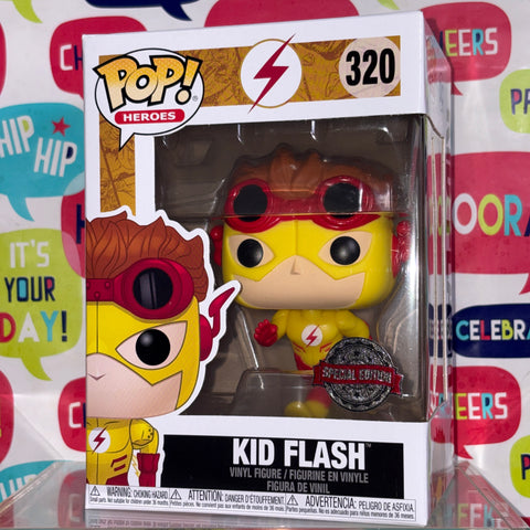 Kid Flash - DC Funko Pop 320 Vinyl Figure (11.4 Cm L × 8.9 Cm W × 15.9 Cm H)