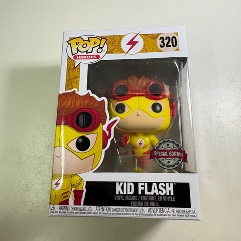 Kid Flash - DC Funko Pop 320 Vinyl Figure (11.4 Cm L × 8.9 Cm W × 15.9 Cm H)