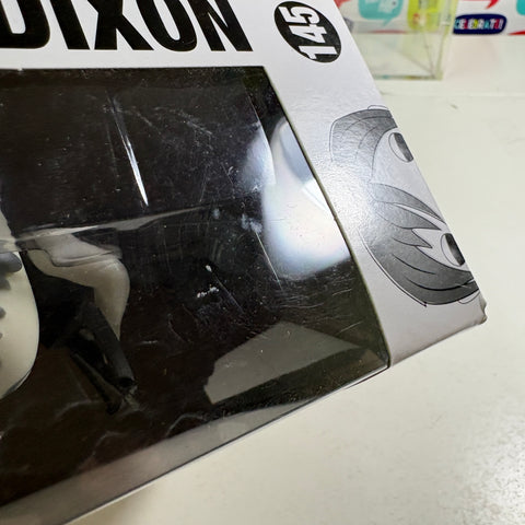 BOX FLAWS VIEW PHOTOS Daryl Dixon (Black and White) - The Walking Dead Funko Pop 145 Vinyl Figure (11.4 Cm L × 8.9 Cm W × 15.9 Cm H)