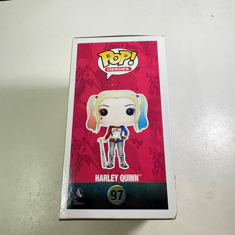 SUNFADED BOX Harley Quinn - DC Funko Pop 97 Vinyl Figure (11.4 Cm L × 8.9 Cm W × 15.9 Cm H)