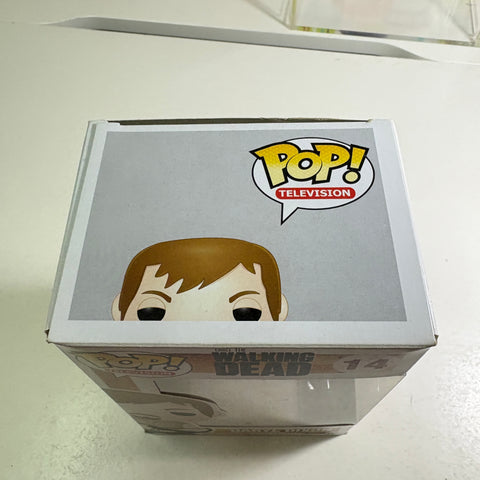 BOX FLAWS VIEW PHOTOS Daryl Dixon - The Walking Dead Funko Pop 14 Vinyl Figure (11.4 Cm L × 8.9 Cm W × 15.9 Cm H)