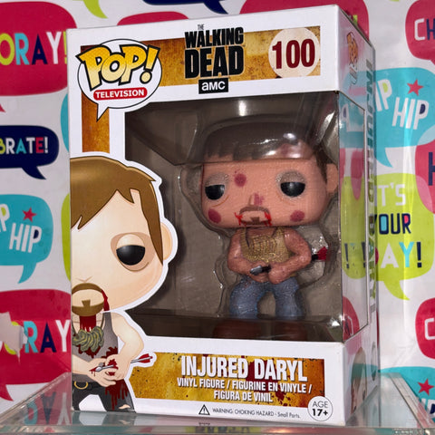 Daryl Dixon Injured - The Walking Dead Funko Pop 100 Vinyl Figure (11.4 Cm L × 8.9 Cm W × 15.9 Cm H)