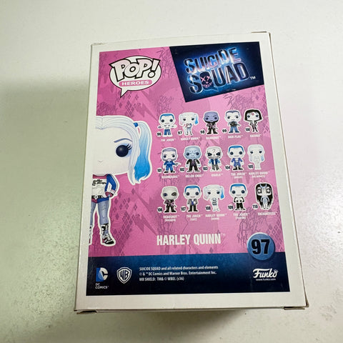 SUNFADED BOX Harley Quinn - DC Funko Pop 97 Vinyl Figure (11.4 Cm L × 8.9 Cm W × 15.9 Cm H)