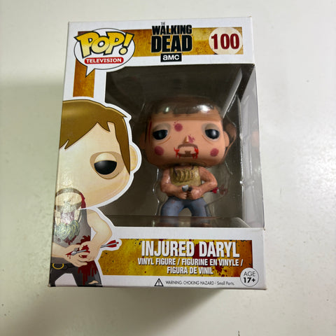 Daryl Dixon Injured - The Walking Dead Funko Pop 100 Vinyl Figure (11.4 Cm L × 8.9 Cm W × 15.9 Cm H)