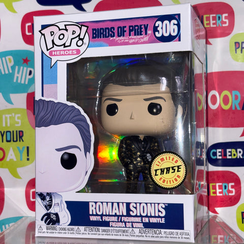 SUNFADED BOIX VIEW PHOTOS Roman Sionis CHASE Birds of Prey - DC Funko Pop 306 Vinyl Figure (11.4 Cm L × 8.9 Cm W × 15.9 Cm H)